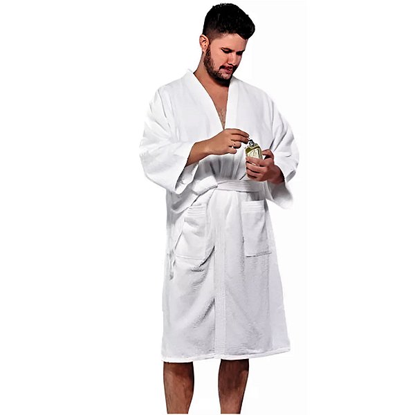 Roupão Felpudo Hotel Unissex 420 g/m² Clássica Teka Profiline