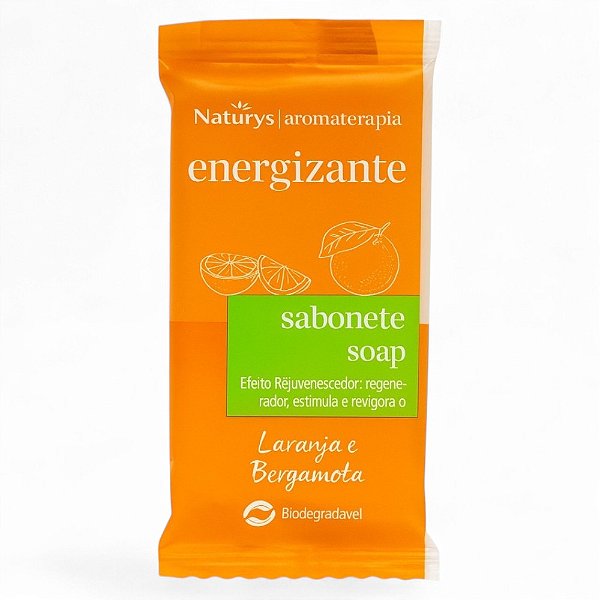 Kit 100 Sabonetes 20g Naturys Aromaterapia Energizante – Laranja e Bergamota,  Hotéis e Spas