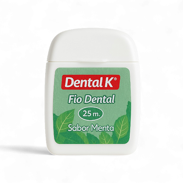 Fio Dental DentalK 25m com Sabor Menta – Ideal para Higiene Bucal Diária e Sensação Refrescante