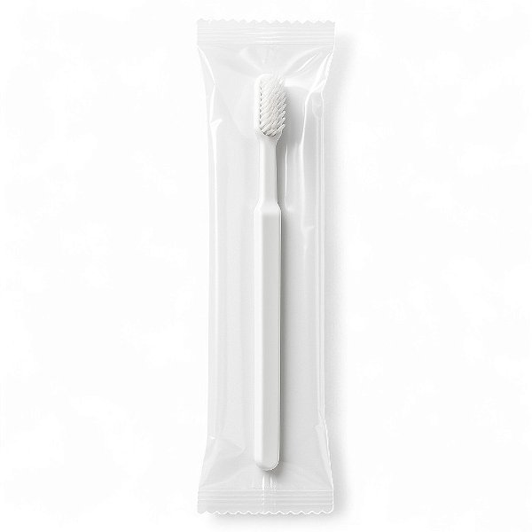 Kit 100 Escovas Dental Adulto 17cm Embalada Individualmente – Cerdas Macias