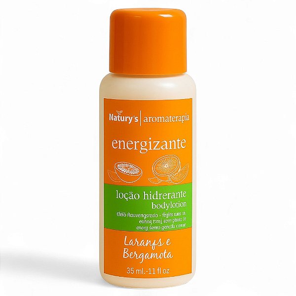 Loção Hidratante Natury’s Energizante – Laranja & Bergamota – 35ml