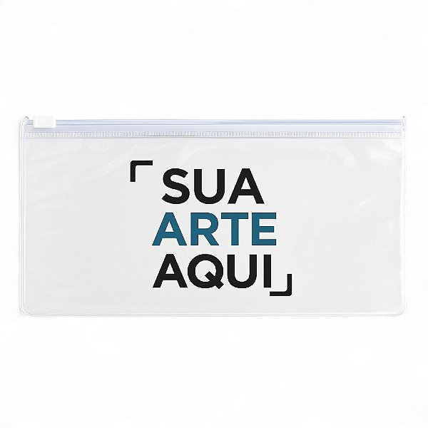 100 Nécessaires Plástica Zíp Zap 22cm x 9cm – Personalize e Monte Seu Kit Dental
