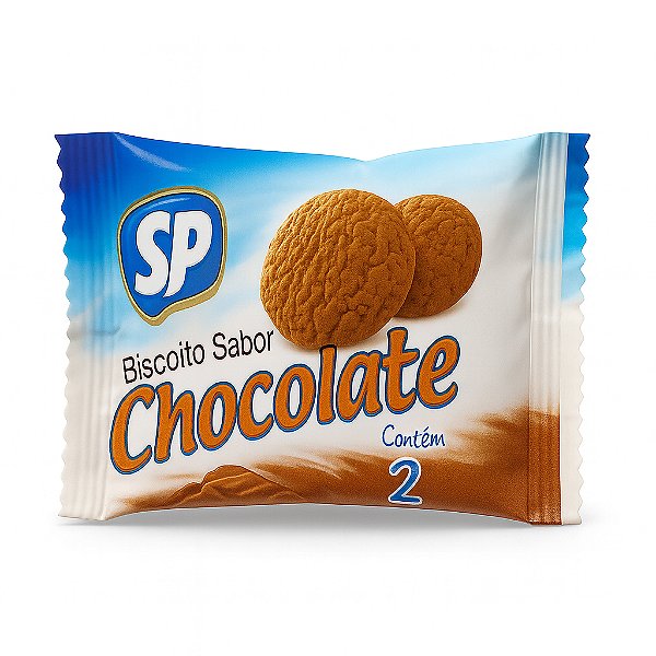 Biscoito em Sachê Chocolate CX 60 Und