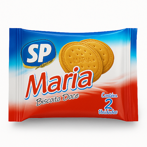 Biscoito em Sachê Maria | Docê Cx 180 Und