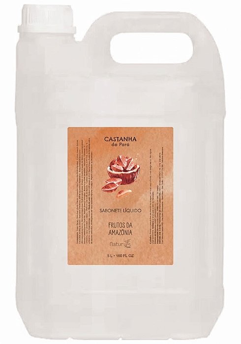 Sabonete Líquido Premium Castanha do Pará 5L - Economia e Sofisticação para seu Hotel ou Pousada