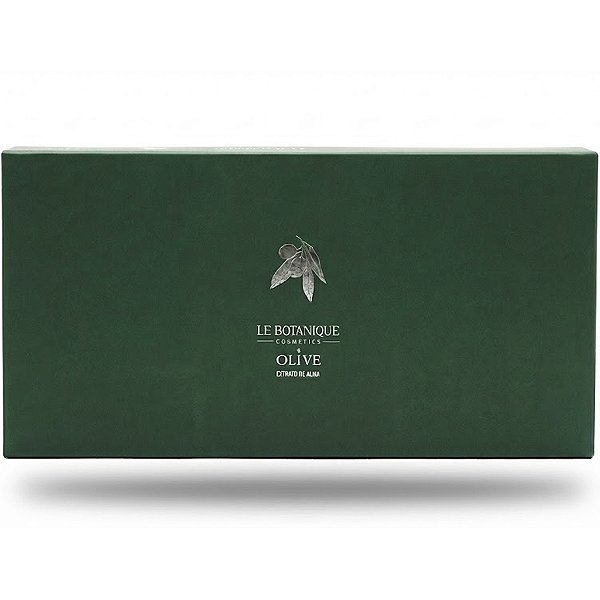 Kit de Higiene Premium Linha Oliva – Conjunto Completo 5 Peças (Shampoo, Cond., Hidratante, Sabonetes) – Ideal Viagem e Hospedagem