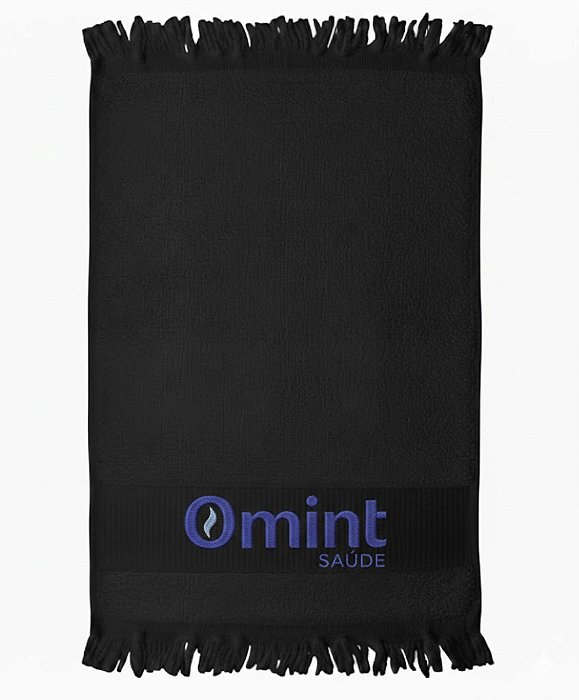 Kit 200 Toalhas de Lavabo Personalizadas Preta – Qualidade & Sofisticação