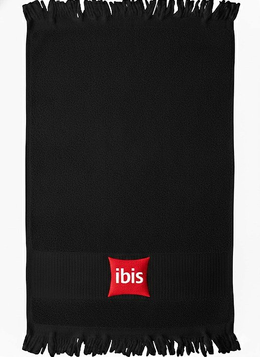 Kit 20 Toalhas de Lavabo Personalizadas Preta – Qualidade & Sofisticação