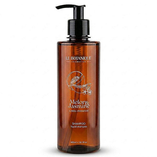 Shampoo Le Botanique Premium: Melon & Jasmine - Linha Premium (400ml)
