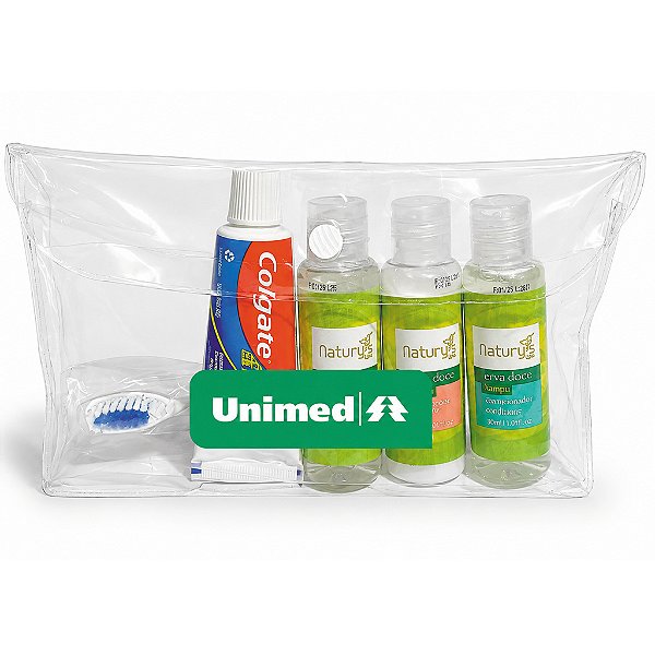 Kit Higiene Completo Unimed 6 itens - Internação | Coorporativo