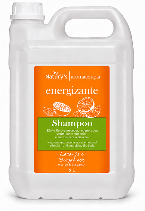 Shampoo Laranja e Bergamota Natury’s 5 Litros