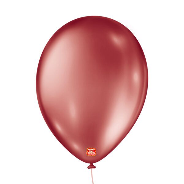 Balão Metalizado 9" Vermelho