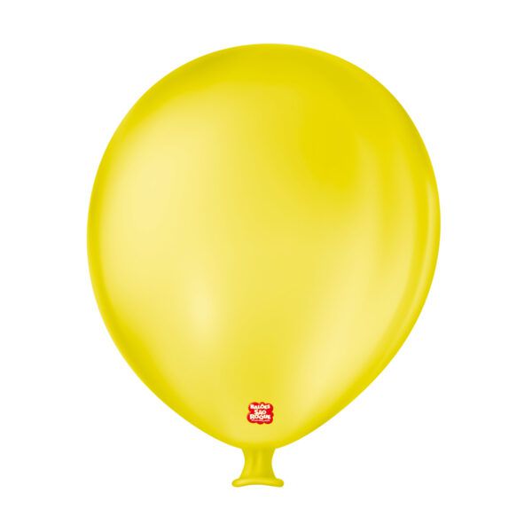 Balão Gigante Liso 25" Amarelo Citrino