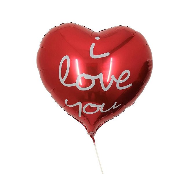 Balão Coração -  I Love You