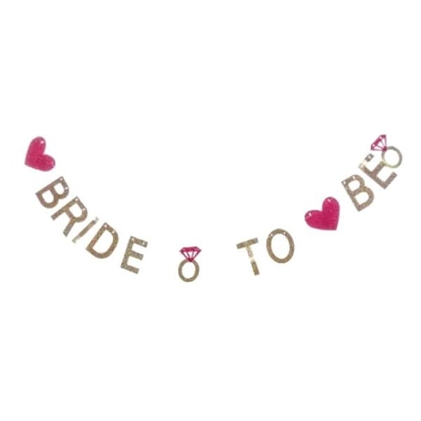 Faixa Decorativa "BRIDE TO BE" - 3M
