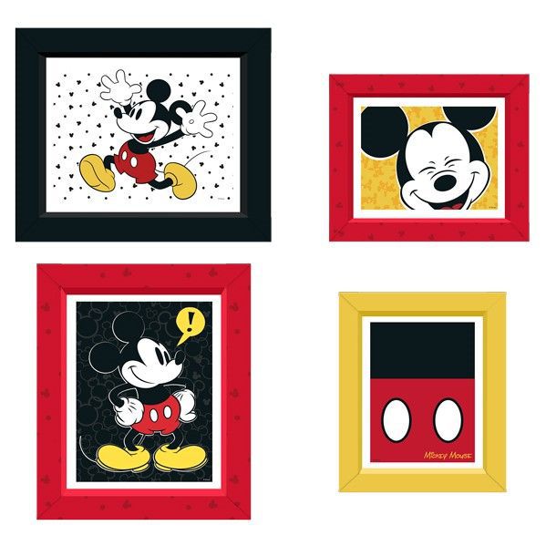 Quadrinho Decorativo Mickey 04un