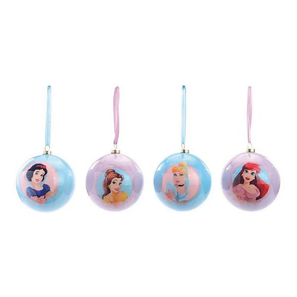 BOLA PRINCESAS SORTIDO CLR 8CM (PRINCESAS) JG C/4 PC