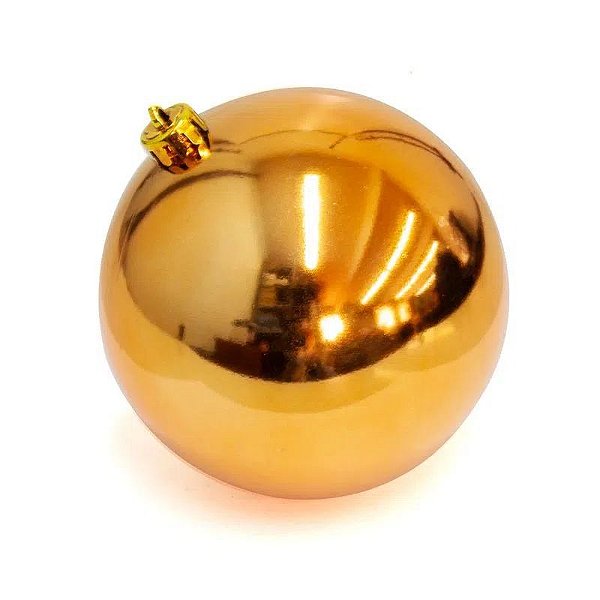 BOLA NATAL 20CM DOURADO