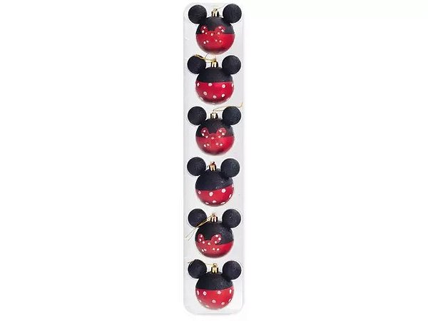 BOLA MINNIE POA PRE/VRM 6cm C/6 PC