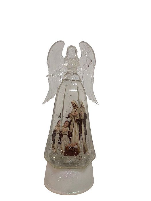 CUPULA ANJO SAGRADA FAMILIA 29x9x9cm