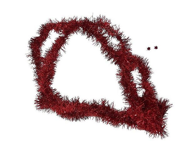 FESTAO METALIZADO C/4 FITAS VERMELHO 2mX5cm (FLORARTE) Vol. 3