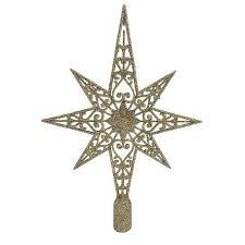 PONTEIRA ESTRELA 25X18CM DOURADO