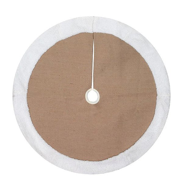 SAIA  ARVORE LISA 100cm BEG/BCO (SAIA TECIDO) C/1 UN