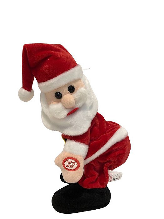 PAPAI NOEL DANCING C/MOVIMENTO VERMELHO 25cm