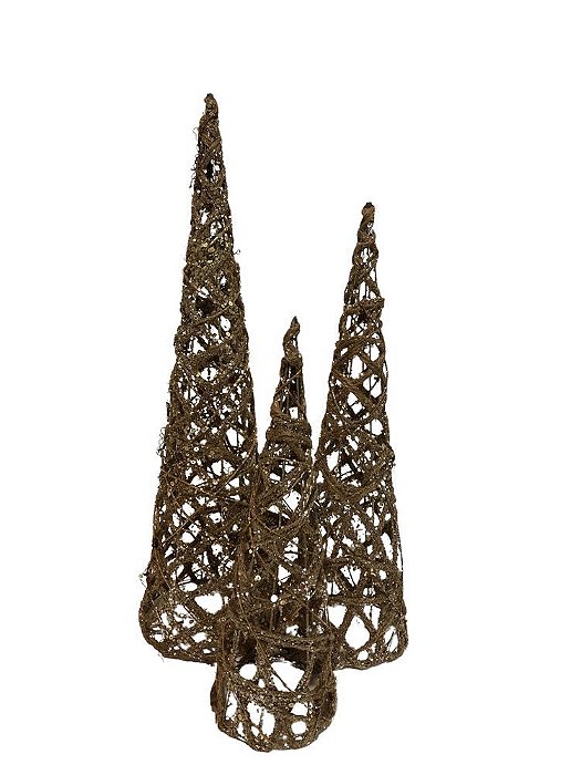 ARVORE DECORATIVA NT/VM C/3 40/50/60cm