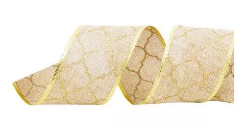 FITA COLMEIA CRM/OUR 6,3CMX914CM (FITAS NATALINAS) C/1 UN