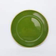 SOUSPLAT DE PLASTICO VERDE DOURADO 33D (FLORARTE) Vol. 4