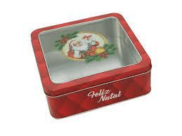 JOGO LATA NATAL DECOR C/ VISOR QUAD 2T