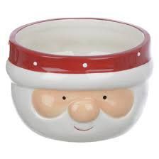 NATAL VASO PAPAI NOEL (VERMELHO BRANCO) 10X10X6,5cm (FLORARTE) Vol. 7