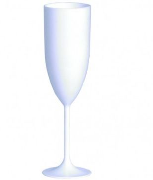 Taça de Champagne 170 ml – Branca Sólida – 1 Unidade