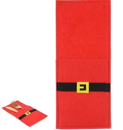 NATAL PORTA TALHER NOEL (VERMELHO) 20X14cm (FLORARTE)