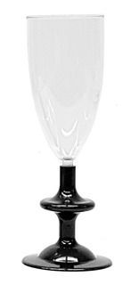 TACA DE CHAMPAGNE AMERICANA 210 ML - PRETO