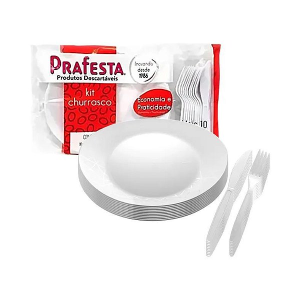 KIT CHURRASCO BRANCO