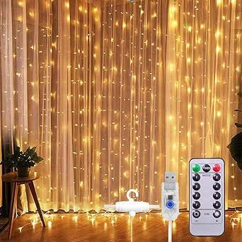 CORTINA 300 LEDS WM PISCA COM CONTROLE