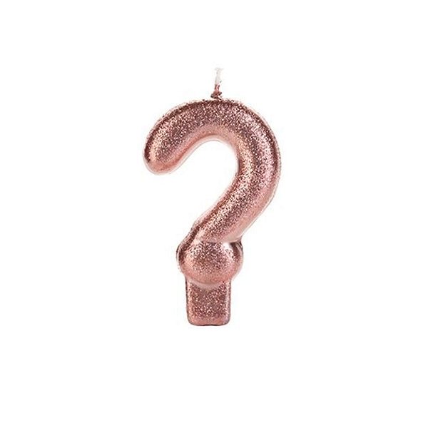 VELA BRONZE GLITTER INTERROGAÇÂO ?