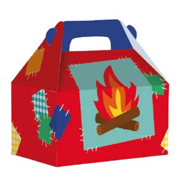 Maleta Kids Arraiá M – 12x8x12 cm – Pacote com 10 unidades
