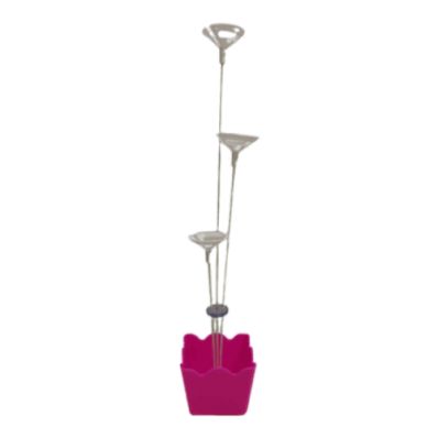 SUPORTE P/ BALOES CACHEPOT C/ 3 HASTES - PINK