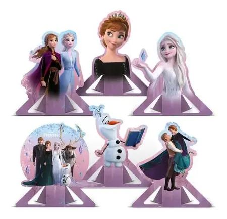 DECORACAO DE MESA DISNEY FROZEN 06 un.