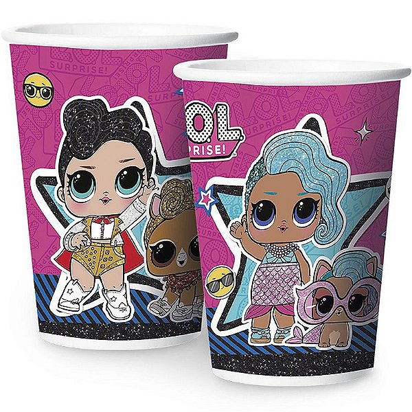 Copo Papel 180ml Lol Surprise