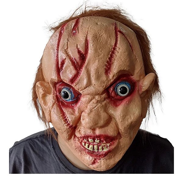 MASCARA  LATEX CHUCK BONECO ASSASSINO
