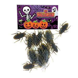 Kit Halloween Barata Artificial