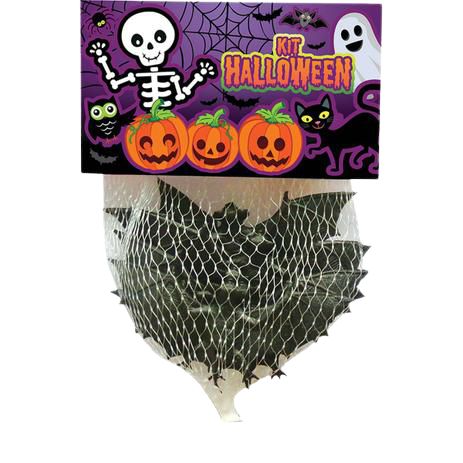 Kit Halloween Morcego Artificial