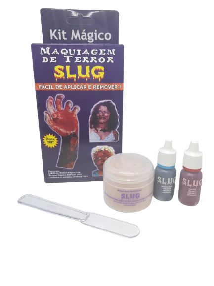 Kit Maquiagem de Terror Halloween Slug