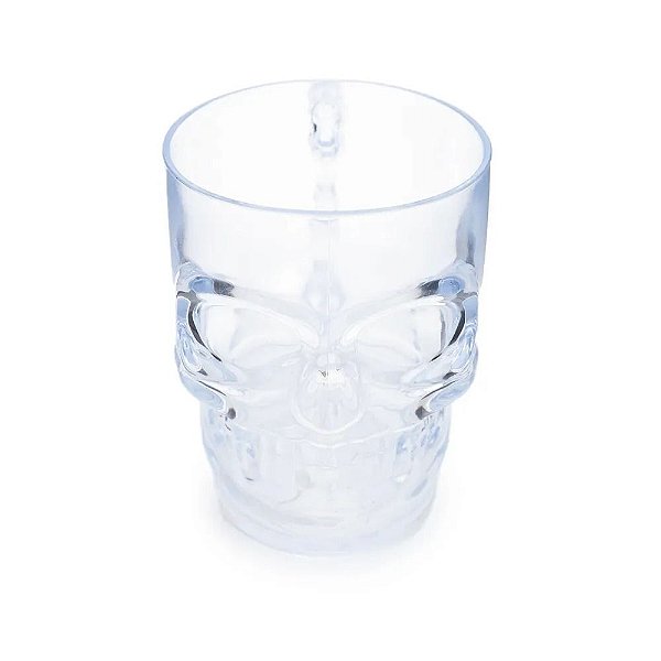 CANECA CAVEIRA TRANSPARENTE C/1 UN