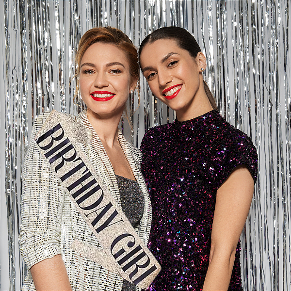 FAIXA MISS BIRTHDAY GIRL FESTA DE ANIVERSÁRIO DOURADA, PRATA, ROSA E PINK 01 UNIDADE