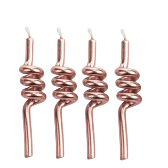 VELA TUBO  (DOURADO E ROSE GOLD)